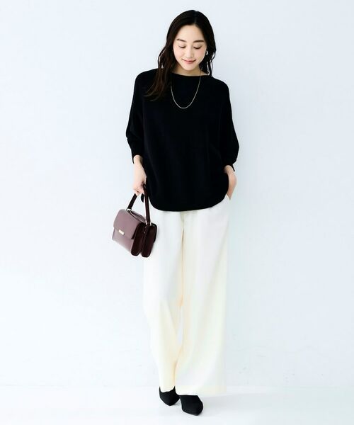 UNTITLED / アンタイトル ニット・セーター | ウールシルクカシミヤボートネックニット | 詳細12