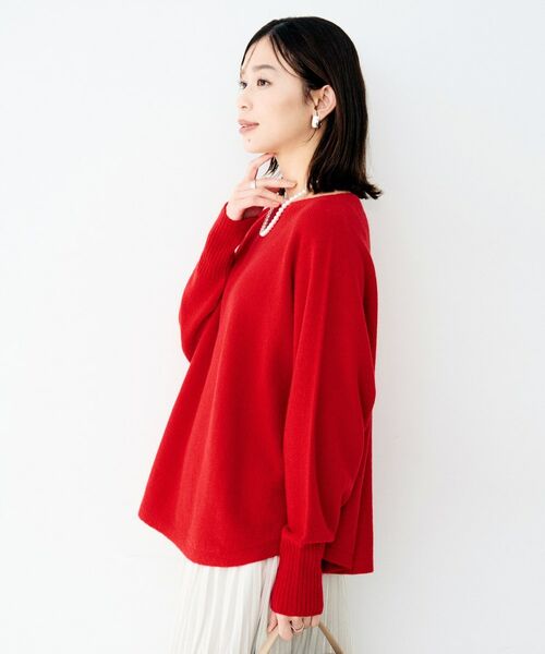 UNTITLED / アンタイトル ニット・セーター | ウールシルクカシミヤボートネックニット | 詳細14