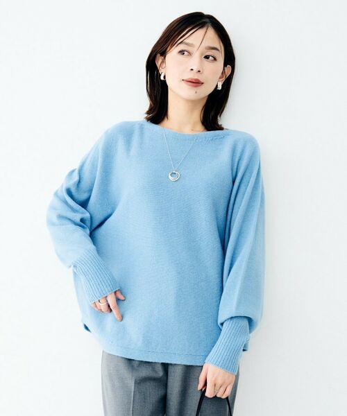 UNTITLED / アンタイトル ニット・セーター | ウールシルクカシミヤボートネックニット | 詳細18