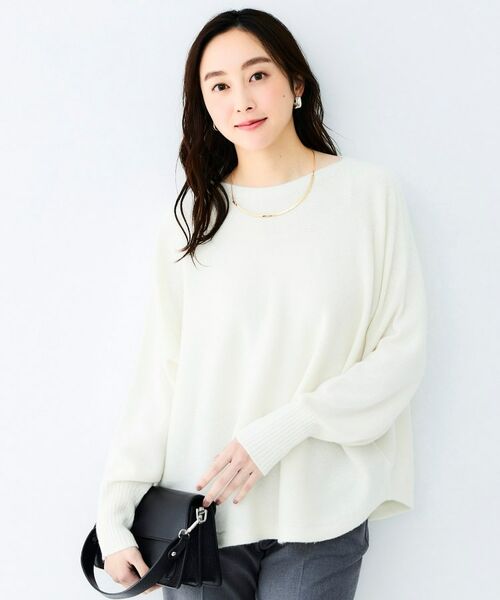 UNTITLED / アンタイトル ニット・セーター | ウールシルクカシミヤボートネックニット | 詳細2