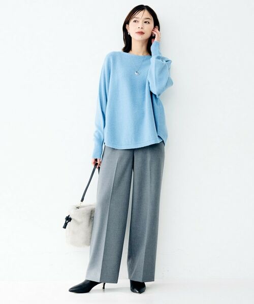 UNTITLED / アンタイトル ニット・セーター | ウールシルクカシミヤボートネックニット | 詳細20