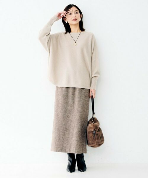 UNTITLED / アンタイトル ニット・セーター | ウールシルクカシミヤボートネックニット | 詳細23