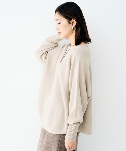 UNTITLED / アンタイトル ニット・セーター | ウールシルクカシミヤボートネックニット | 詳細24