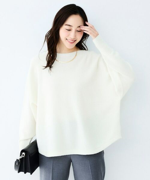 UNTITLED / アンタイトル ニット・セーター | ウールシルクカシミヤボートネックニット | 詳細3