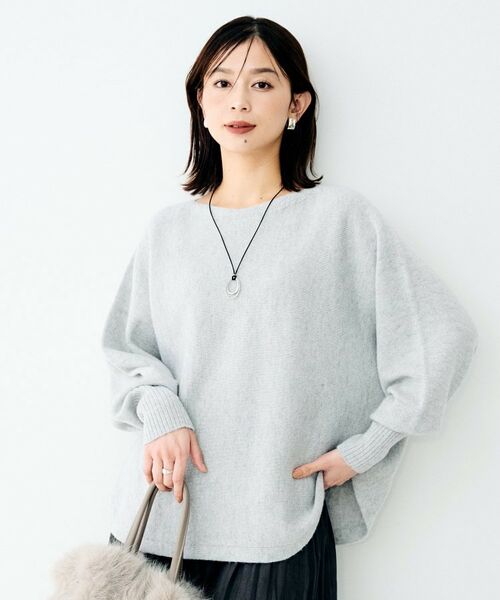 UNTITLED / アンタイトル ニット・セーター | ウールシルクカシミヤボートネックニット | 詳細6