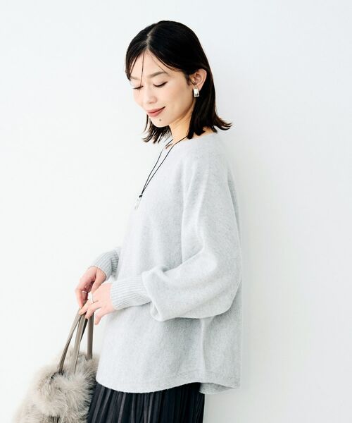 UNTITLED / アンタイトル ニット・セーター | ウールシルクカシミヤボートネックニット | 詳細7