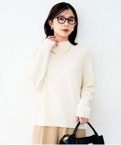 UNTITLED / アンタイトル ニット・セーター | ウールシルクカシミヤボトルネックニット