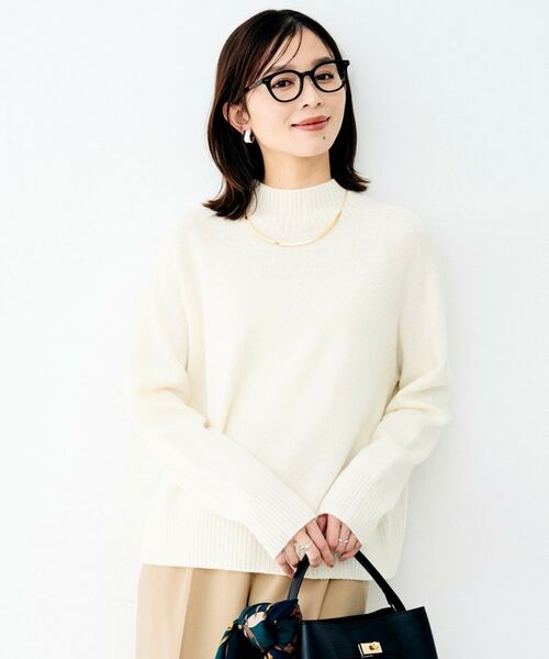 UNTITLED / アンタイトル ニット・セーター | ウールシルクカシミヤボトルネックニット | 詳細2