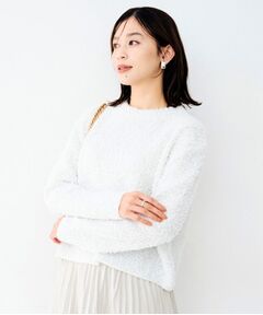 UNTITLED / アンタイトル ニット・セーター | リラックスツィード調ニット