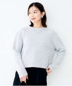 UNTITLED / アンタイトル ニット・セーター | リラックスツィード調ニット