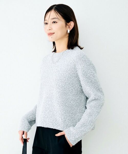 UNTITLED / アンタイトル ニット・セーター | リラックスツィード調ニット | 詳細10