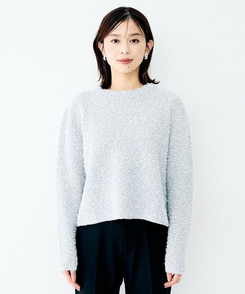 UNTITLED / アンタイトル ニット・セーター | リラックスツィード調ニット | 詳細14
