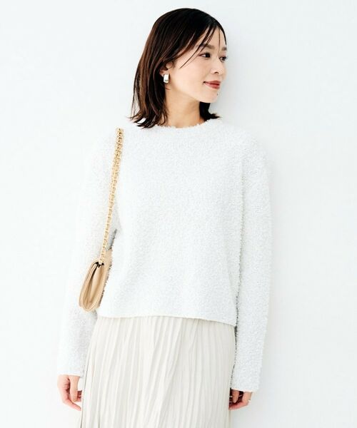 UNTITLED / アンタイトル ニット・セーター | リラックスツィード調ニット | 詳細2