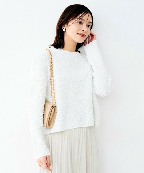 UNTITLED / アンタイトル ニット・セーター | リラックスツィード調ニット | 詳細3