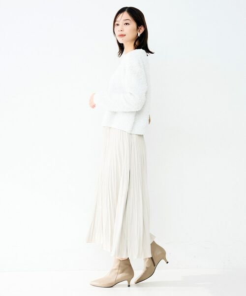 UNTITLED / アンタイトル ニット・セーター | リラックスツィード調ニット | 詳細4