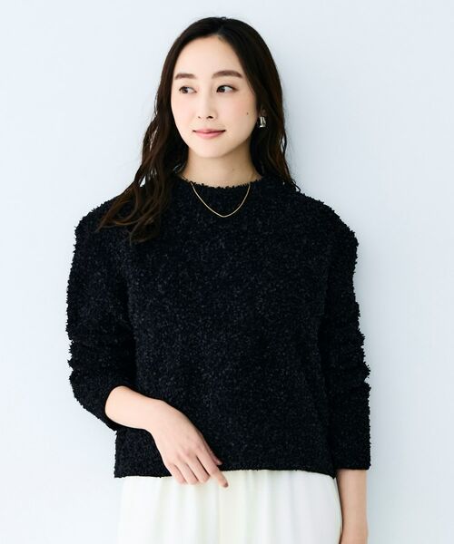 UNTITLED / アンタイトル ニット・セーター | リラックスツィード調ニット | 詳細6