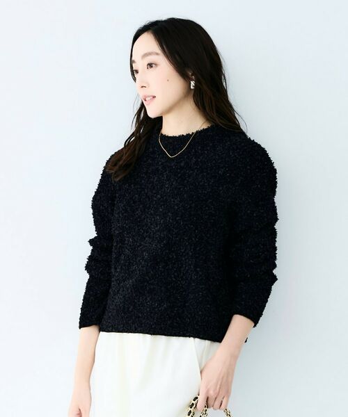 UNTITLED / アンタイトル ニット・セーター | リラックスツィード調ニット | 詳細7
