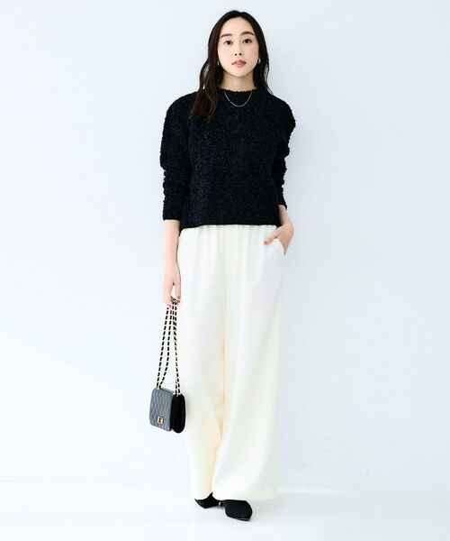 UNTITLED / アンタイトル ニット・セーター | リラックスツィード調ニット | 詳細8