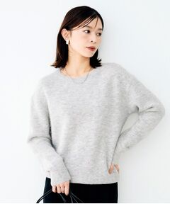 UNTITLED / アンタイトル ニット・セーター | ヘアリークルーネックニット