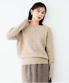 UNTITLED / アンタイトル ニット・セーター | ヘアリークルーネックニット