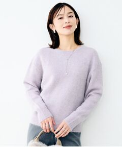 UNTITLED / アンタイトル ニット・セーター | ヘアリークルーネックニット