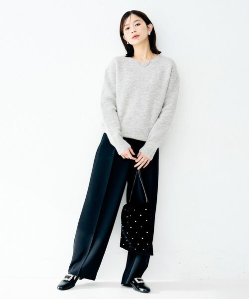 UNTITLED / アンタイトル ニット・セーター | ヘアリークルーネックニット | 詳細12
