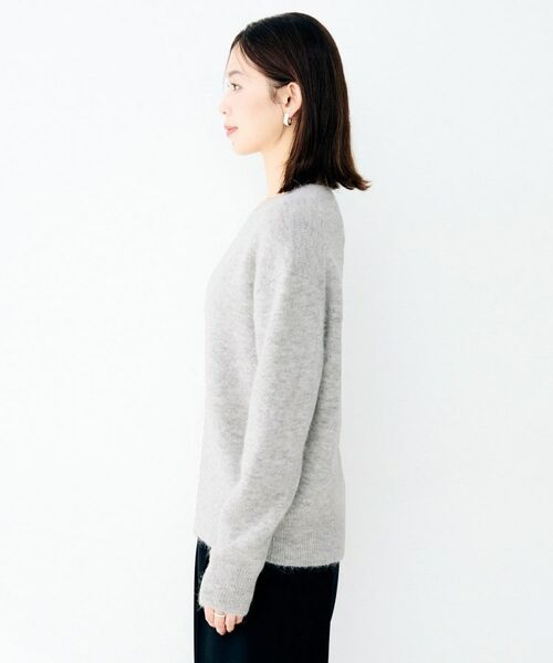 UNTITLED / アンタイトル ニット・セーター | ヘアリークルーネックニット | 詳細15