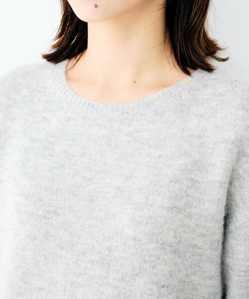 UNTITLED / アンタイトル ニット・セーター | ヘアリークルーネックニット | 詳細17