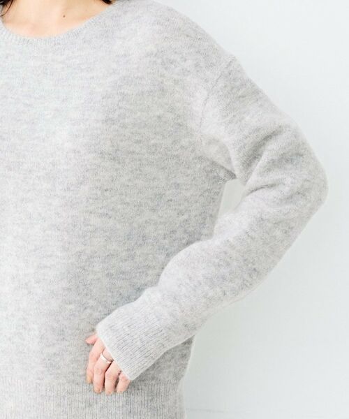UNTITLED / アンタイトル ニット・セーター | ヘアリークルーネックニット | 詳細18