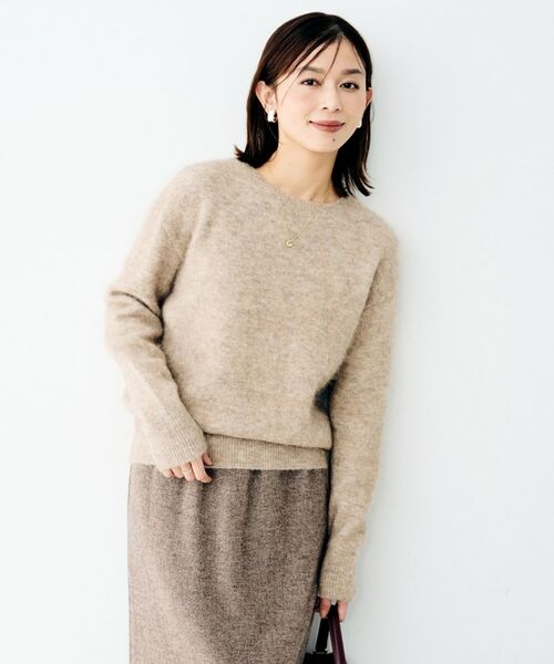 UNTITLED / アンタイトル ニット・セーター | ヘアリークルーネックニット | 詳細2