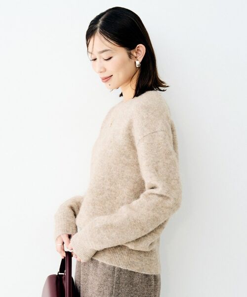 UNTITLED / アンタイトル ニット・セーター | ヘアリークルーネックニット | 詳細3