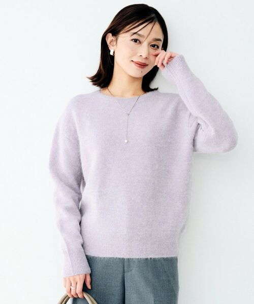 UNTITLED / アンタイトル ニット・セーター | ヘアリークルーネックニット | 詳細6