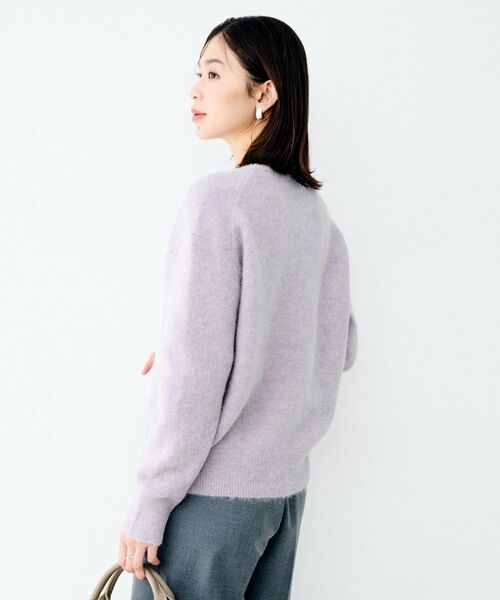 UNTITLED / アンタイトル ニット・セーター | ヘアリークルーネックニット | 詳細7