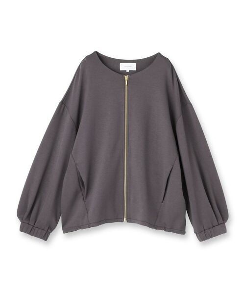 UNTITLED / アンタイトル レザーブルゾン・ジャケット | シルキーダンボールブルゾン | 詳細1