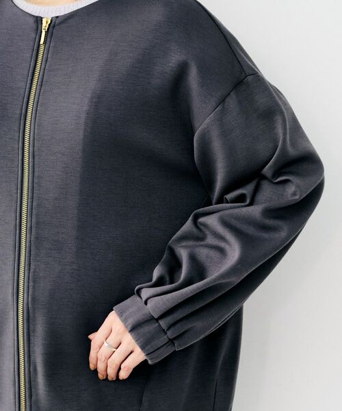 UNTITLED / アンタイトル レザーブルゾン・ジャケット | シルキーダンボールブルゾン | 詳細10