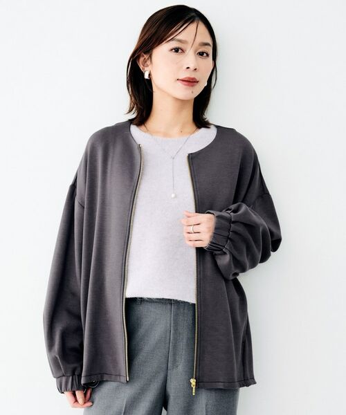 UNTITLED / アンタイトル レザーブルゾン・ジャケット | シルキーダンボールブルゾン | 詳細2