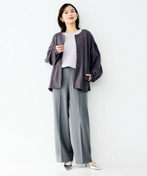 UNTITLED / アンタイトル レザーブルゾン・ジャケット | シルキーダンボールブルゾン | 詳細4