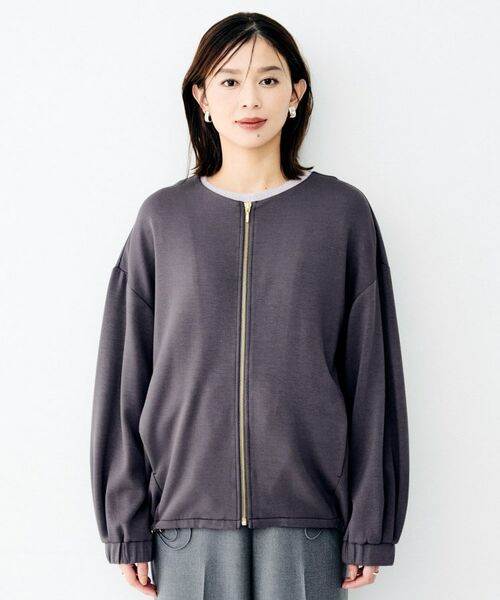 UNTITLED / アンタイトル レザーブルゾン・ジャケット | シルキーダンボールブルゾン | 詳細6