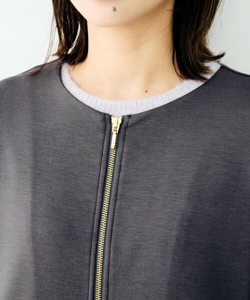 UNTITLED / アンタイトル レザーブルゾン・ジャケット | シルキーダンボールブルゾン | 詳細9