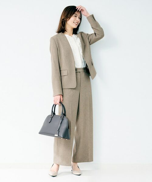 UNTITLED / アンタイトル ノーカラージャケット | 杢調ノーカラージャケット | 詳細11