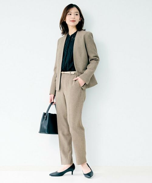 UNTITLED / アンタイトル ノーカラージャケット | 杢調ノーカラージャケット | 詳細13