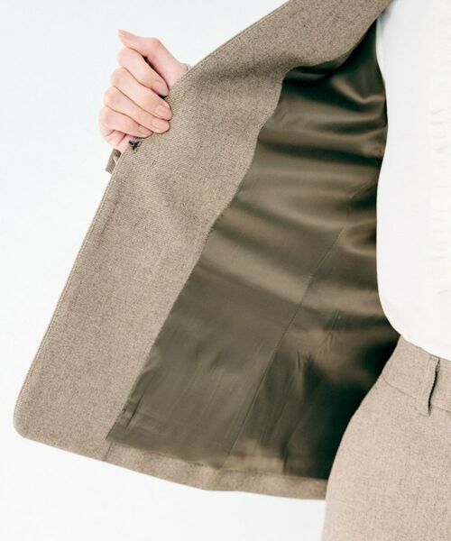 UNTITLED / アンタイトル ノーカラージャケット | 杢調ノーカラージャケット | 詳細14