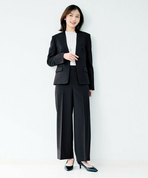 UNTITLED / アンタイトル ノーカラージャケット | 杢調ノーカラージャケット | 詳細20