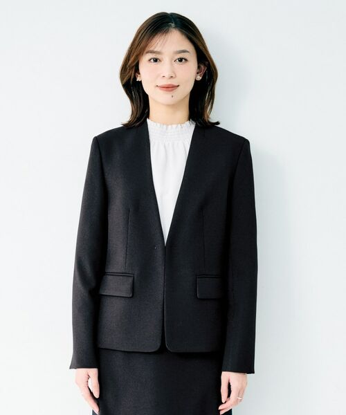 UNTITLED / アンタイトル ノーカラージャケット | 杢調ノーカラージャケット | 詳細22