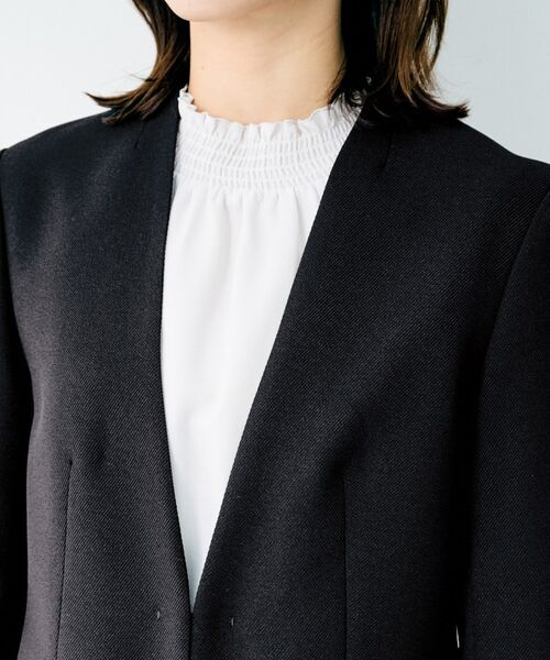 UNTITLED / アンタイトル ノーカラージャケット | 杢調ノーカラージャケット | 詳細25