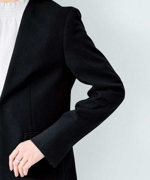 UNTITLED / アンタイトル ノーカラージャケット | 杢調ノーカラージャケット | 詳細26