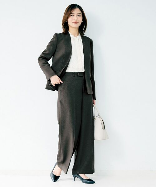 UNTITLED / アンタイトル ノーカラージャケット | 杢調ノーカラージャケット | 詳細4