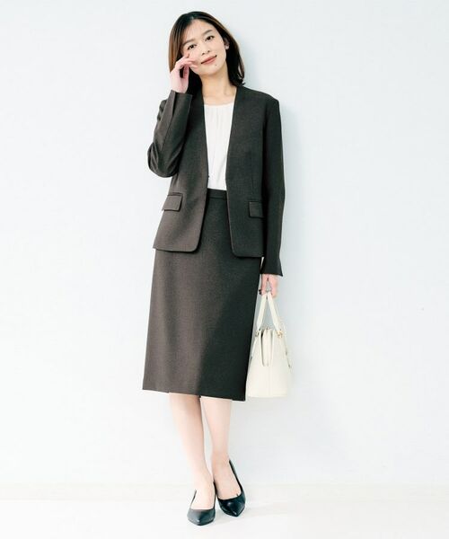 UNTITLED / アンタイトル ノーカラージャケット | 杢調ノーカラージャケット | 詳細5