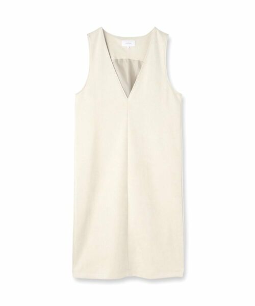 UNTITLED / アンタイトル ミニ丈・ひざ丈ワンピース | マシュマロスウェードジャンスカ | 詳細1