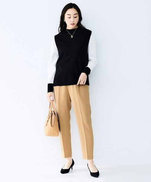 UNTITLED / アンタイトル パンツ | ドライタッチテーパードパンツ | 詳細8